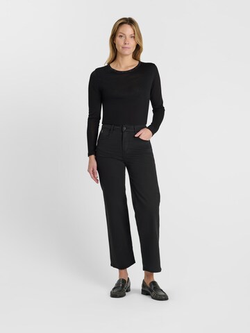 Wide Leg Jean Le Temps Des Cerises en noir : devant