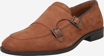 BURTON MENSWEAR LONDON - Sapato Slip-on em castanho: frente