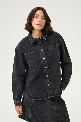 Kaffe Bluse 'Emma' in Schwarz: Vorderseite