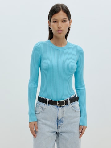 EDITED - Pullover 'Urte' em azul: frente