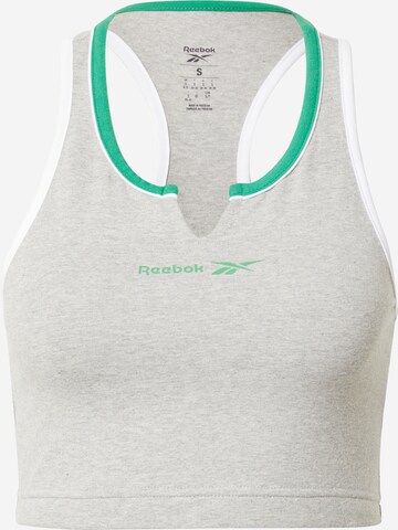 Reebok - Bustier Sujetador deportivo 'Rie' en gris: frente