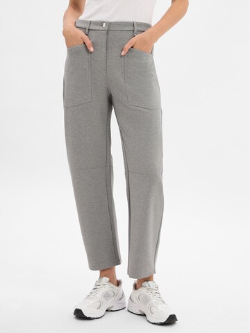 MAC Tapered Pleat-Front Pants ' Baggy Smart ' in Grey