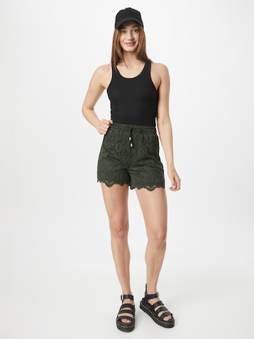 ABOUT YOU Regular Trousers 'Teresa' in Green