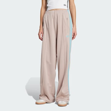 ADIDAS ORIGINALS Wide leg Sports trousers 'Adicolor Classic Firebird' in Grey: front