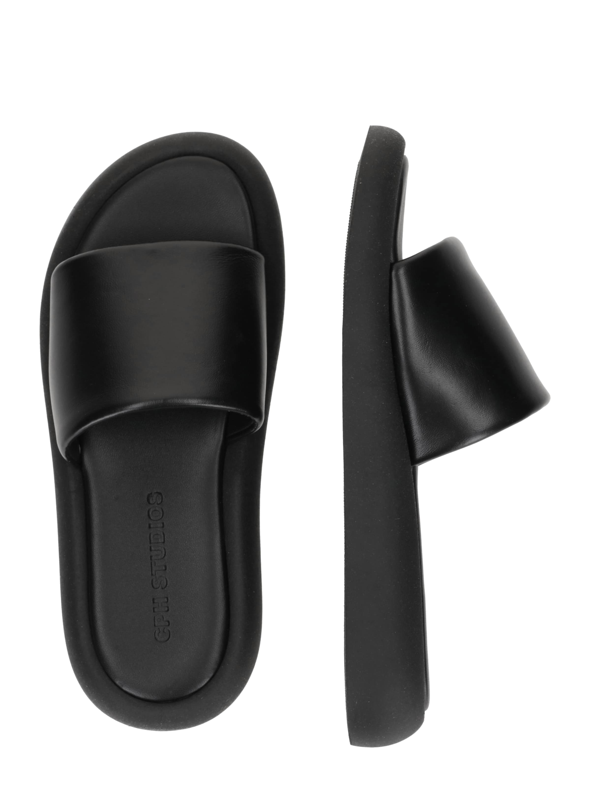 Copenhagen Studios Mules in Black