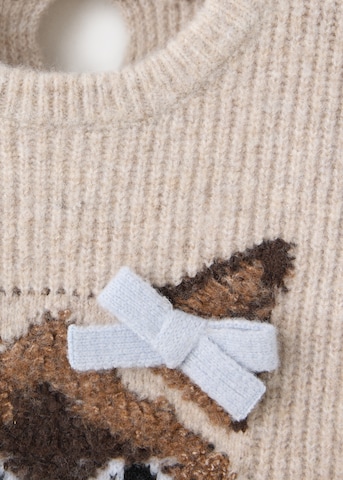 MANGO KIDS Svetr 'LAYLAY' – šedá
