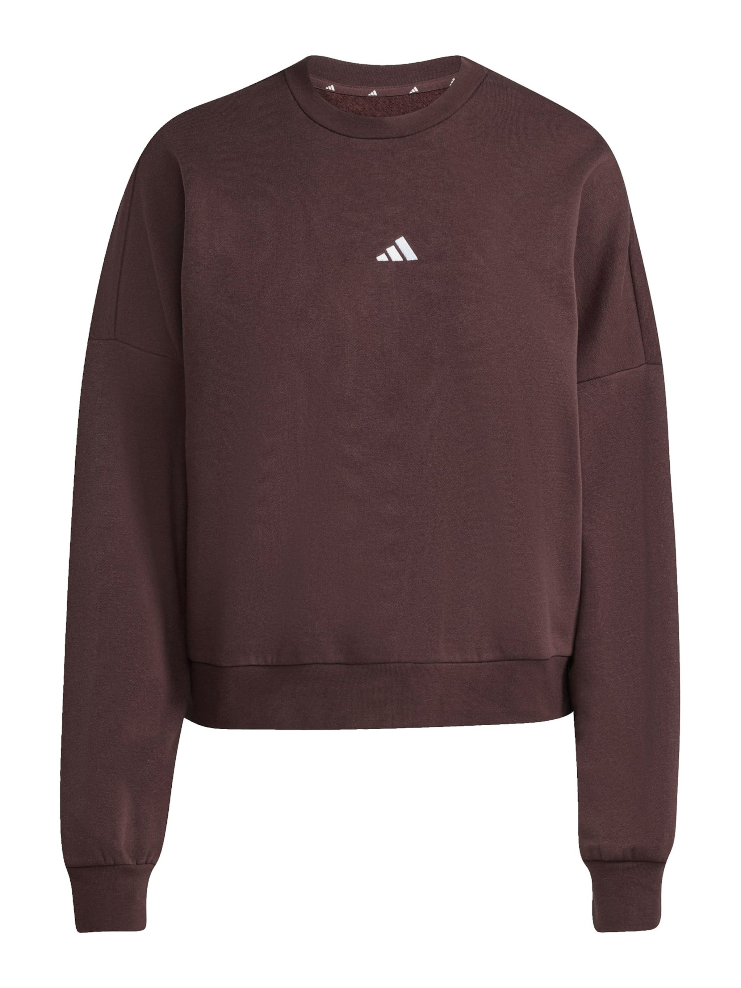 ADIDAS SPORTSWEAR Sportovní mikina – hnědá: přední strana