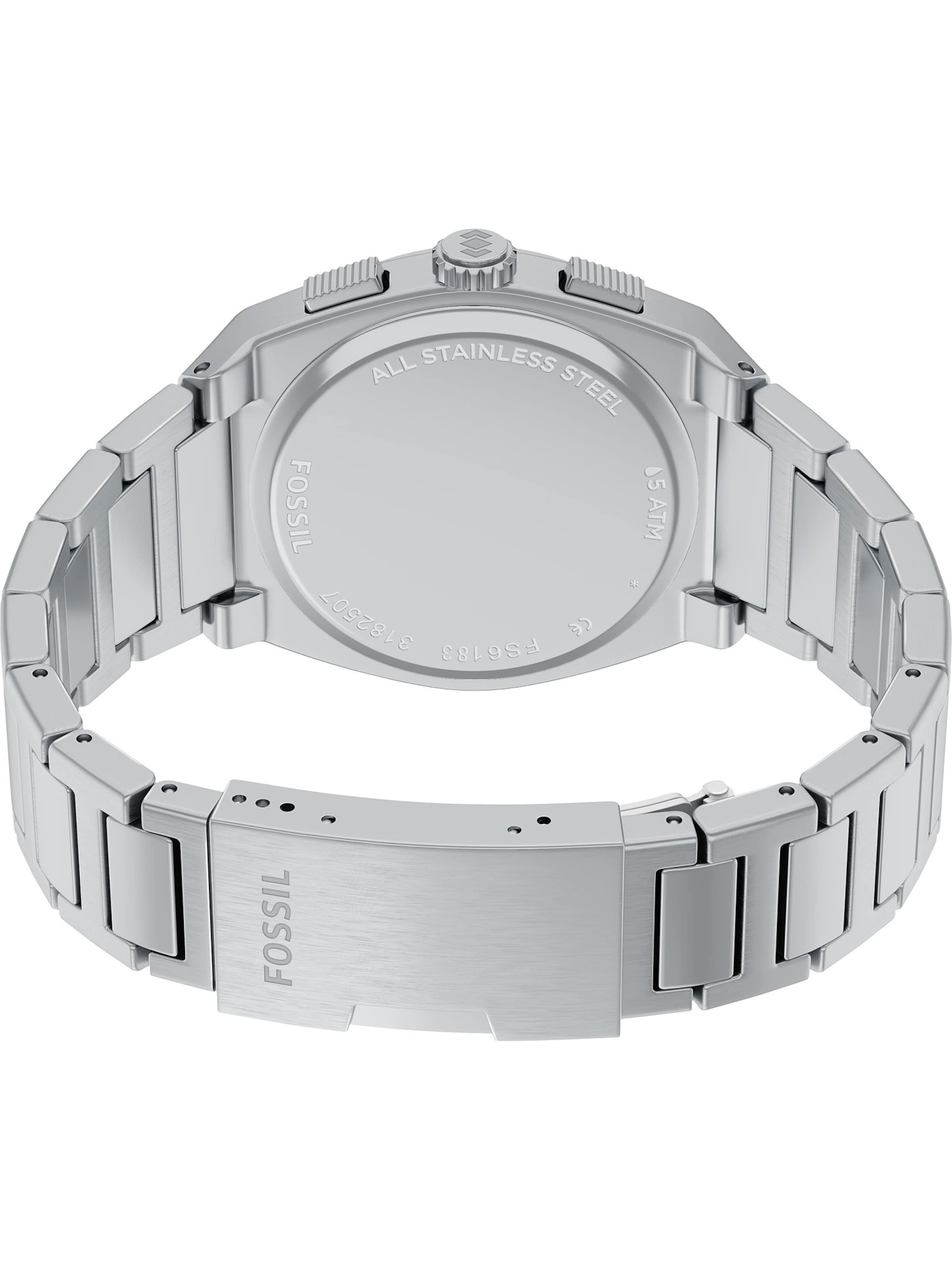 FOSSIL Аналоговые часы 'EVERETT' в Серебристый