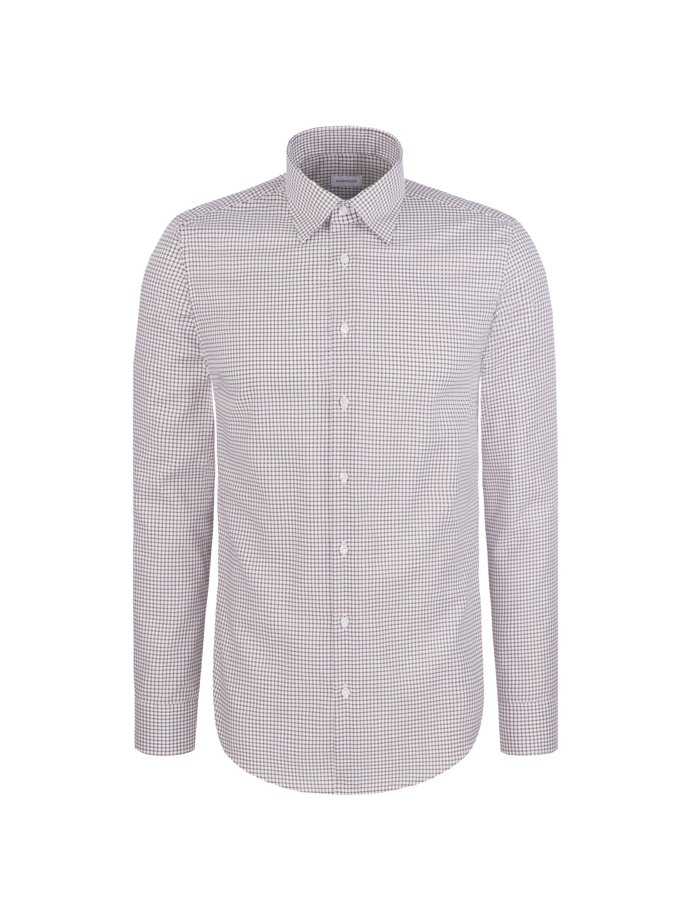 SEIDENSTICKER Zakelijk overhemd 'CLASSIC ESSENTIALS' in Bruin: voorkant