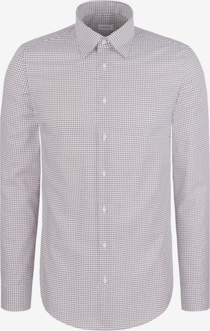 SEIDENSTICKER Zakelijk overhemd 'CLASSIC ESSENTIALS' in Bruin: voorkant