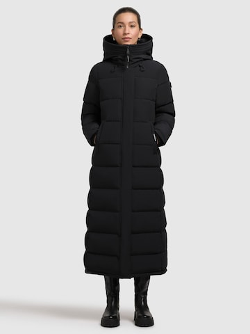 khujo Winter Coat 'CLARESSE2' in Black: front