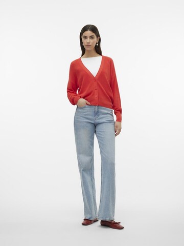 Cardigan 'New Lexsun' VERO MODA en rouge