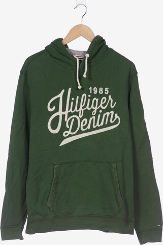 Tommy Jeans Sweatshirt & Zip-Up Hoodie in XXL in Green: front