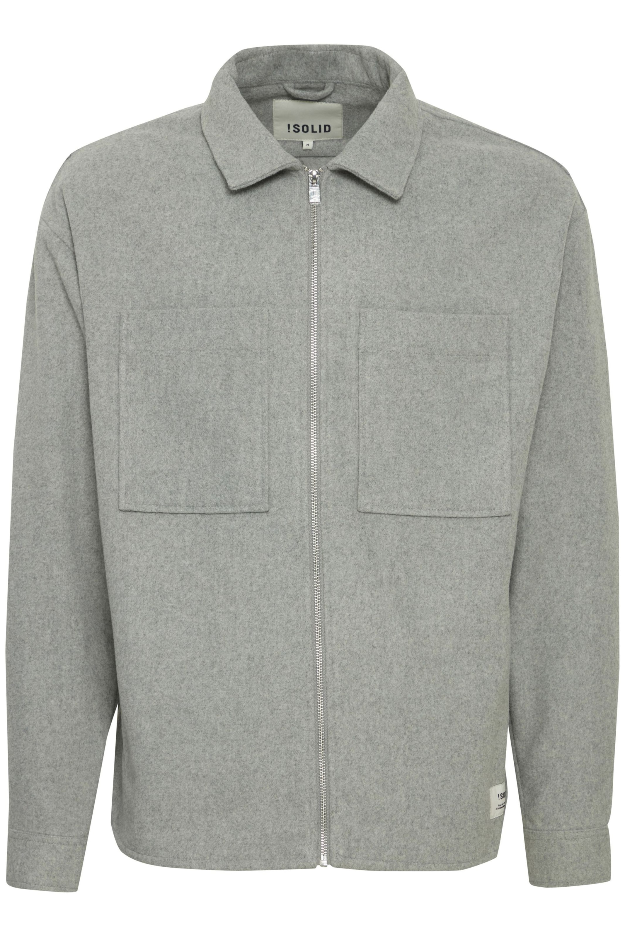 !Solid Tussenjas 'Klostermann' in Grijs: voorkant