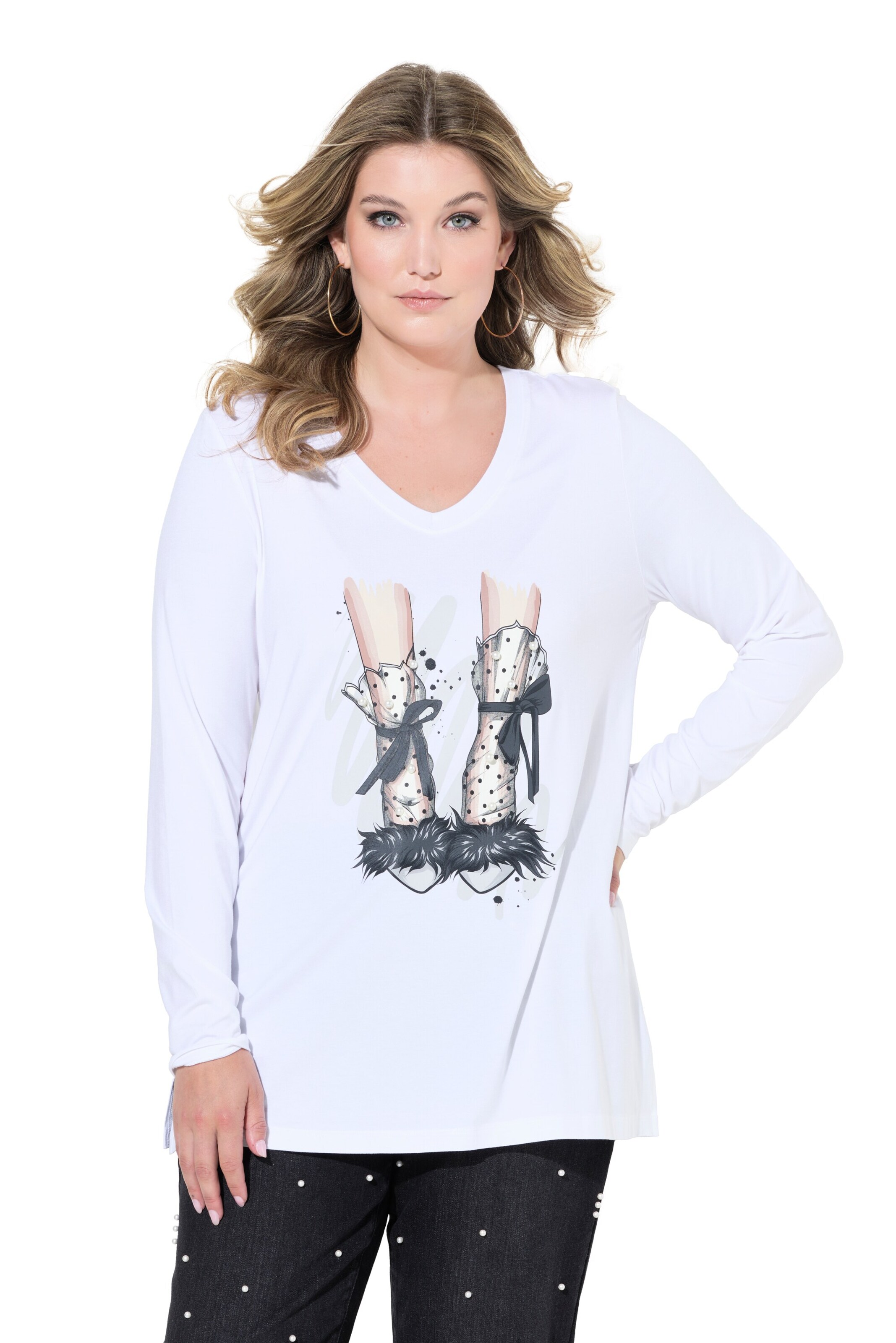 MIAMODA Shirt in White: front