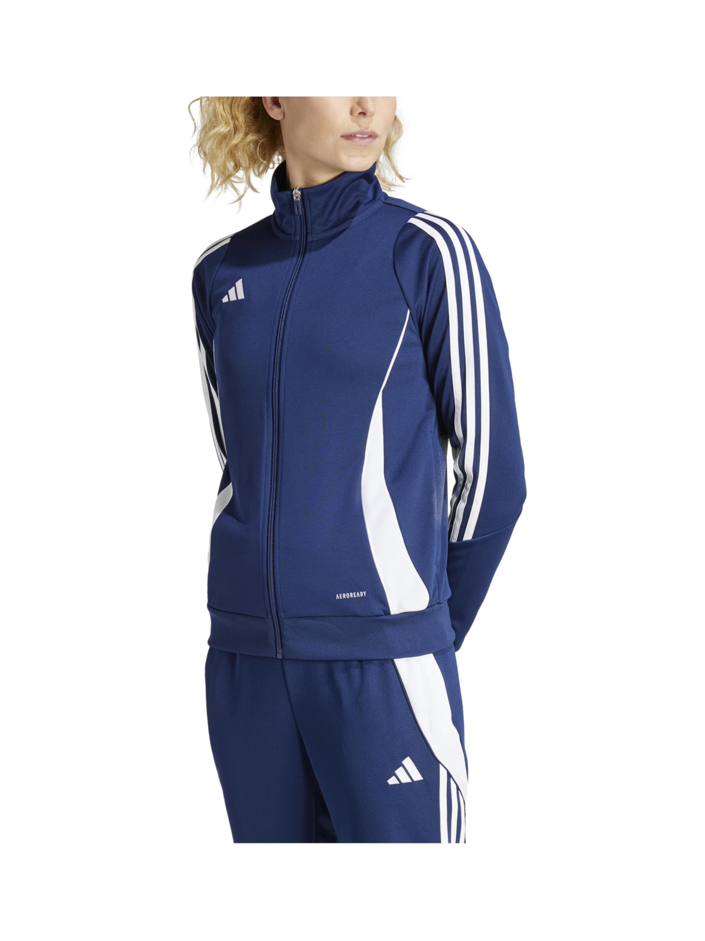 ADIDAS PERFORMANCE Treenitakki 'Tiro 24' värissä sininen: etupuoli