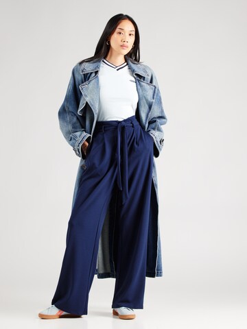 Wide leg Pantaloni con piega frontale 'Hilda' di VILA in blu