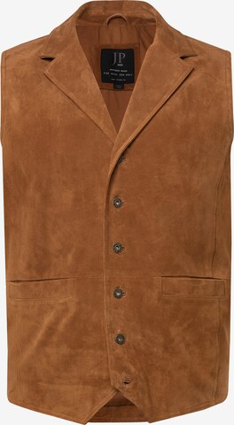 JP1880 Vest in Brown: front