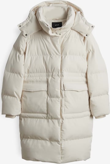 Žieminis paltas 'Hallusi' iš OPUS, spalva – kremo, Prekių apžvalga