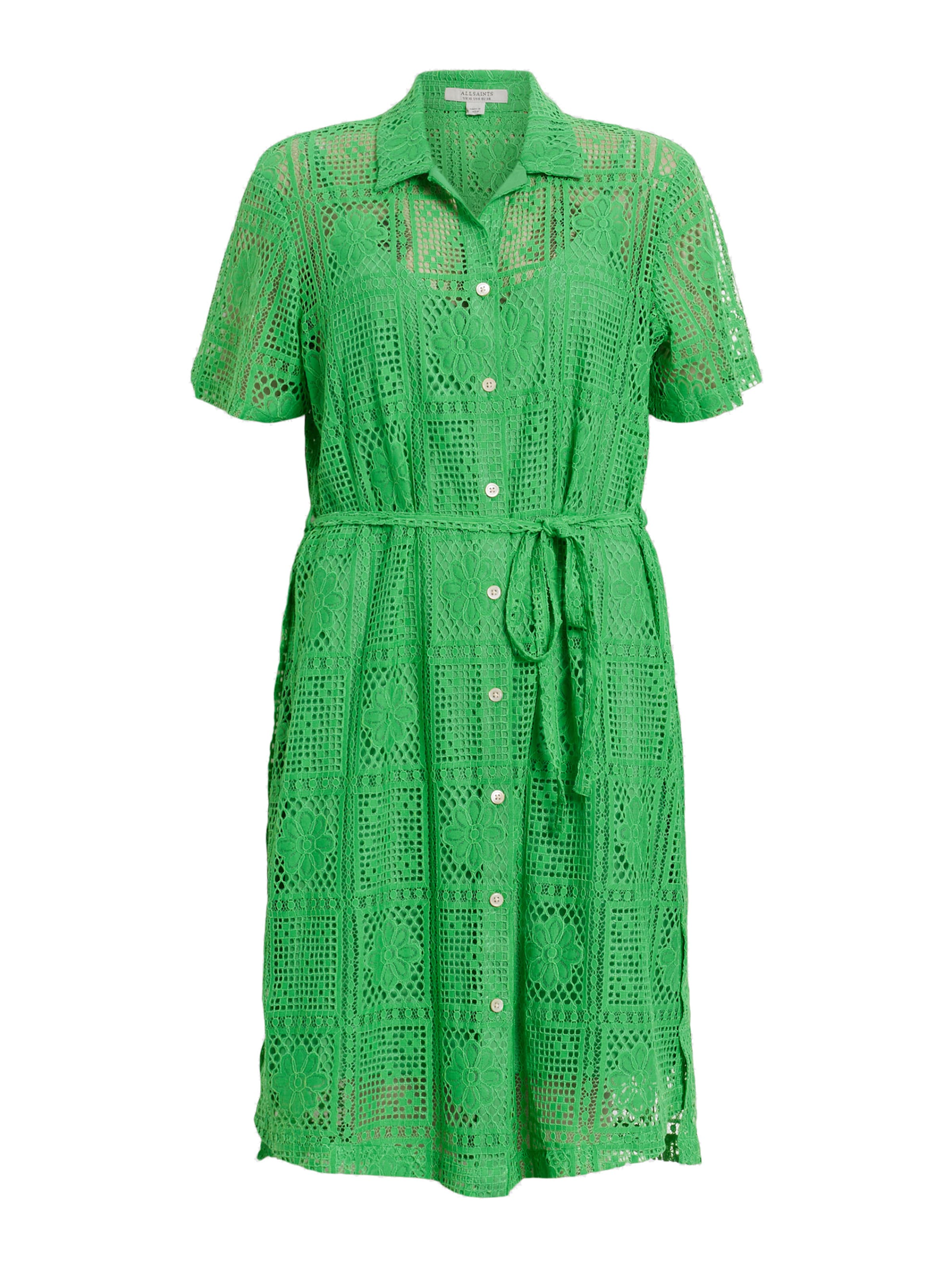 AllSaints Shirt dress 'ATHEA' in Green: front