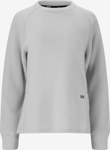 SOS Sweatshirt 'Aneto' in Grau: Vorderseite