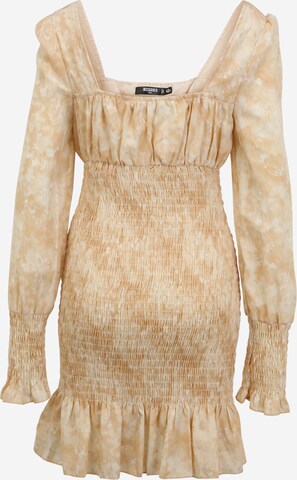 Robe Missguided Tall en beige