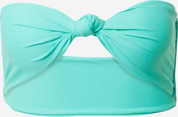 Bandeau Hauts de bikini Misspap en bleu : devant