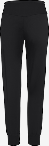 VENICE BEACH Tapered Workout Pants in Black