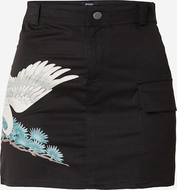 Nasty Gal Skirt in Black: front