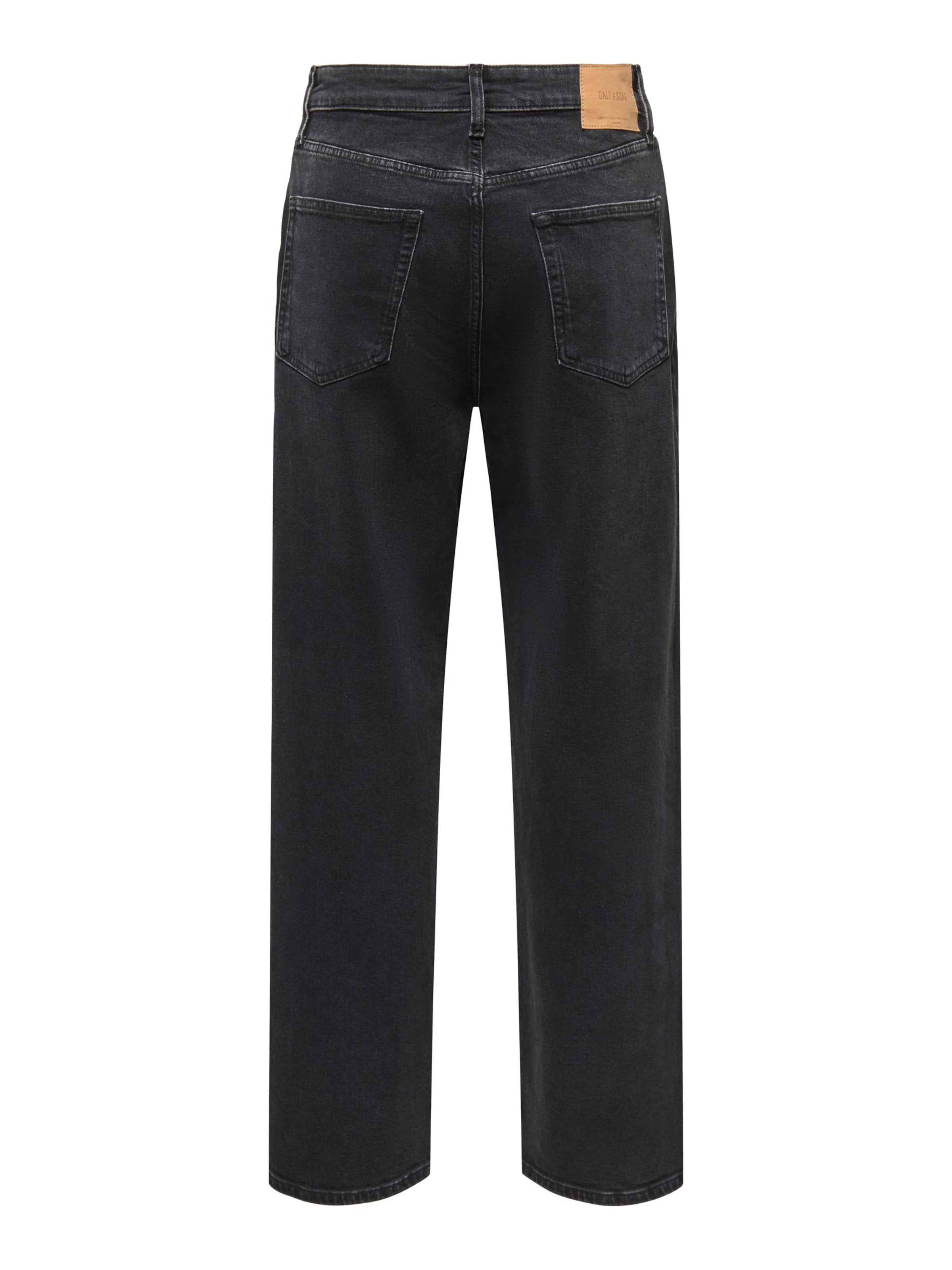 Only & Sons Loosefit Jeans 'ONSFade' in Zwart