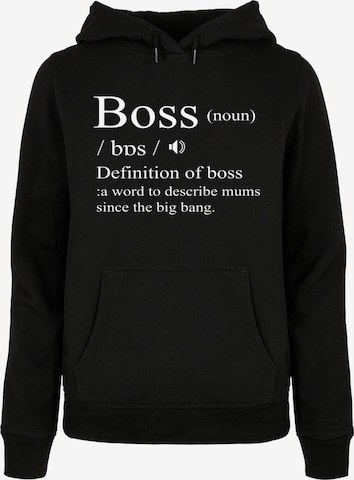 ABSOLUTE CULT Sweatshirt 'Mother's Day - Boss' in Black: front