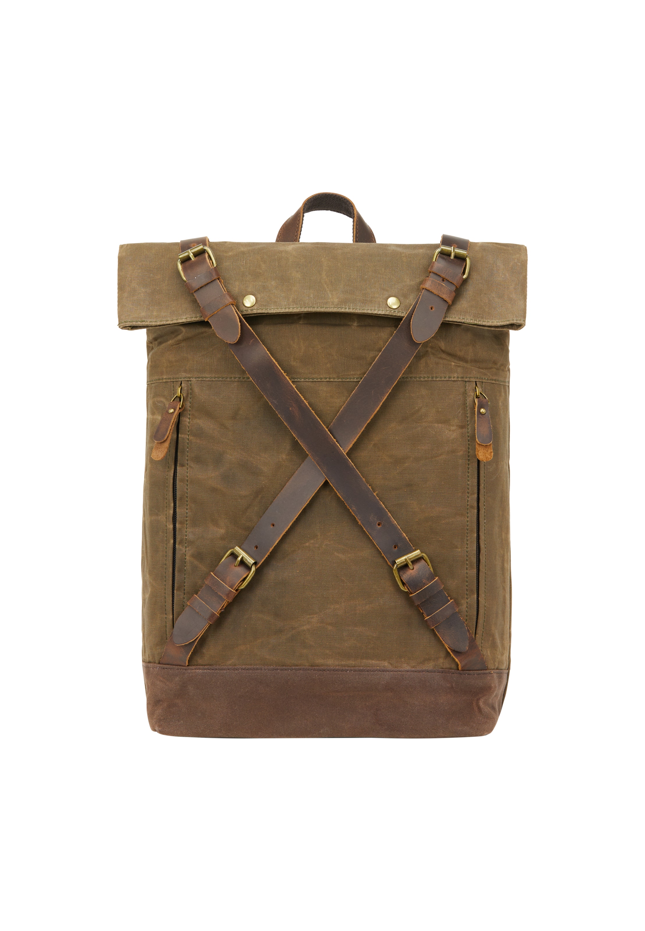 DreiMaster Vintage Раница в зелено: отпред