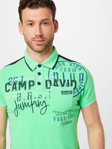 CAMP DAVID - Camiseta en verde