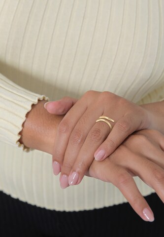 ELLI Ring in Gold: front