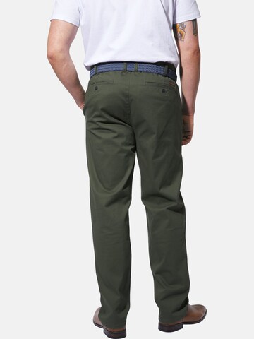 Charles Colby Loosefit Chino 'Baron Ramley' in Groen
