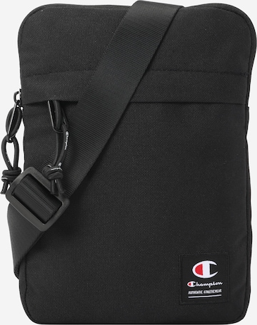 Champion Authentic Athletic Apparel Olkalaukku 'ICONS' värissä musta: etupuoli