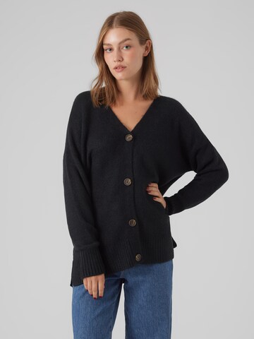 VERO MODA Strickjacke 'Lefile' in Schwarz: predná strana