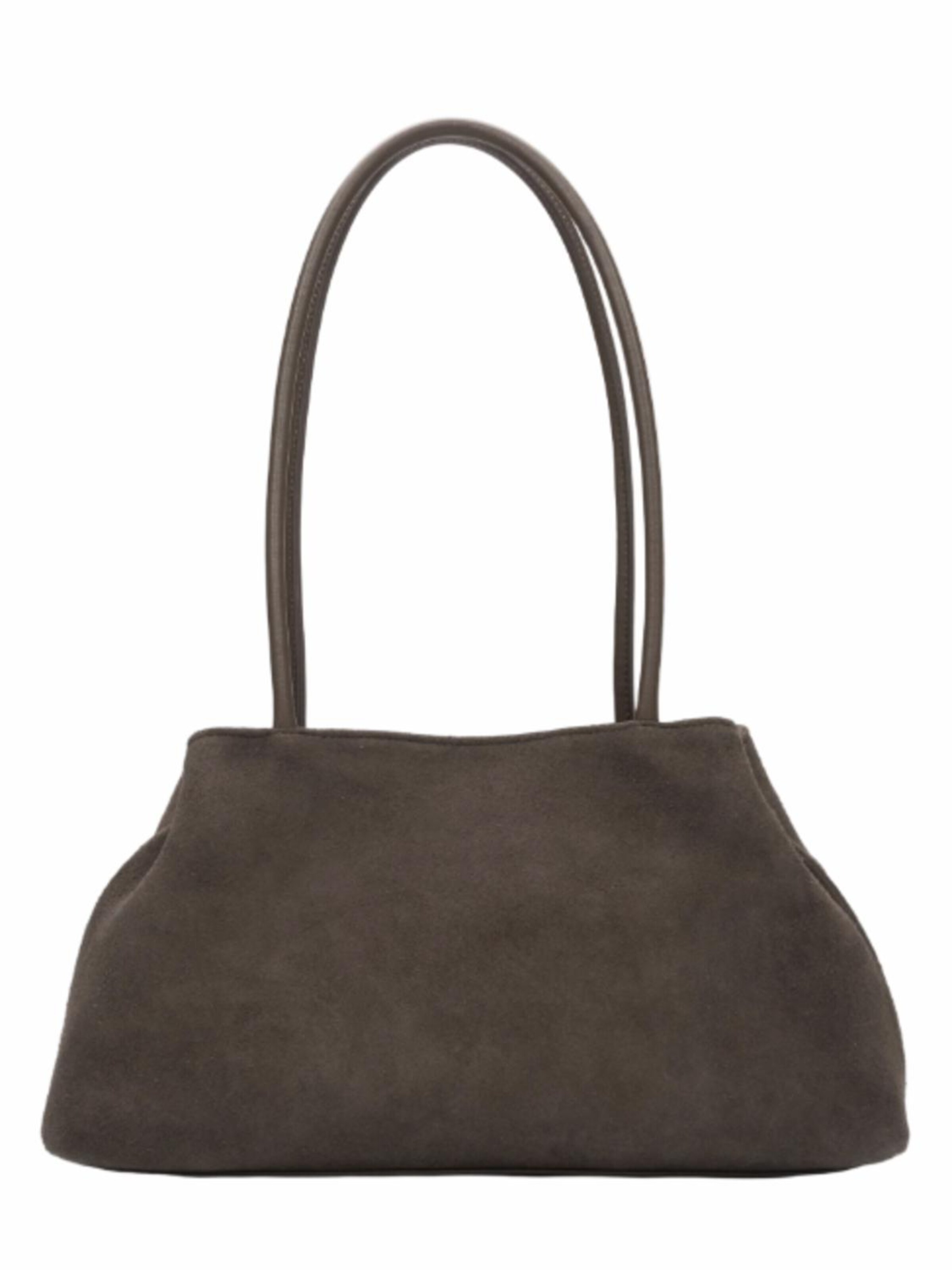 Borsa a spalla '99909' di Estro in grigio: frontale