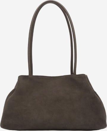Borsa a spalla '99909' di Estro in grigio: frontale