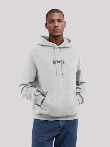 Sweat-shirt F4NT4STIC en gris : devant