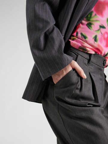 Monki Wide leg Bandplooibroek in Grijs