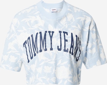 T-shirt Tommy Jeans en bleu : devant