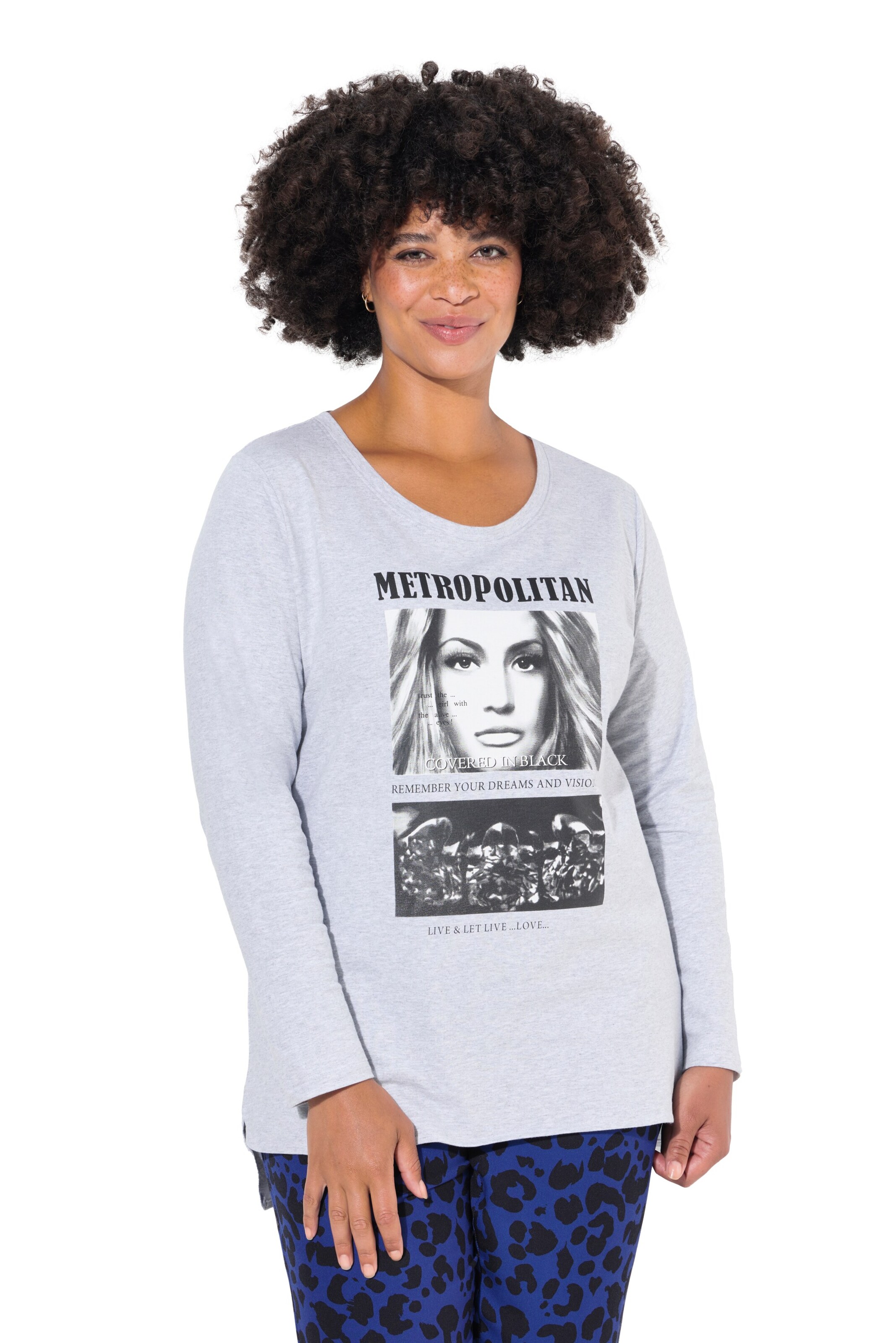 Angel of Style Shirt in Grey: front