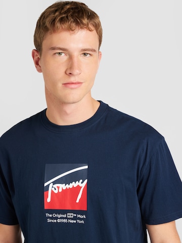 T-Shirt 'DNA' Tommy Jeans en bleu