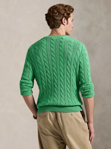 Polo Ralph Lauren Regular fit Пуловер 'DRIVER' в зелено