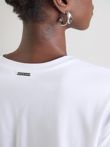 MICHAEL Michael Kors Tričko 'EMBSSED' - Biela