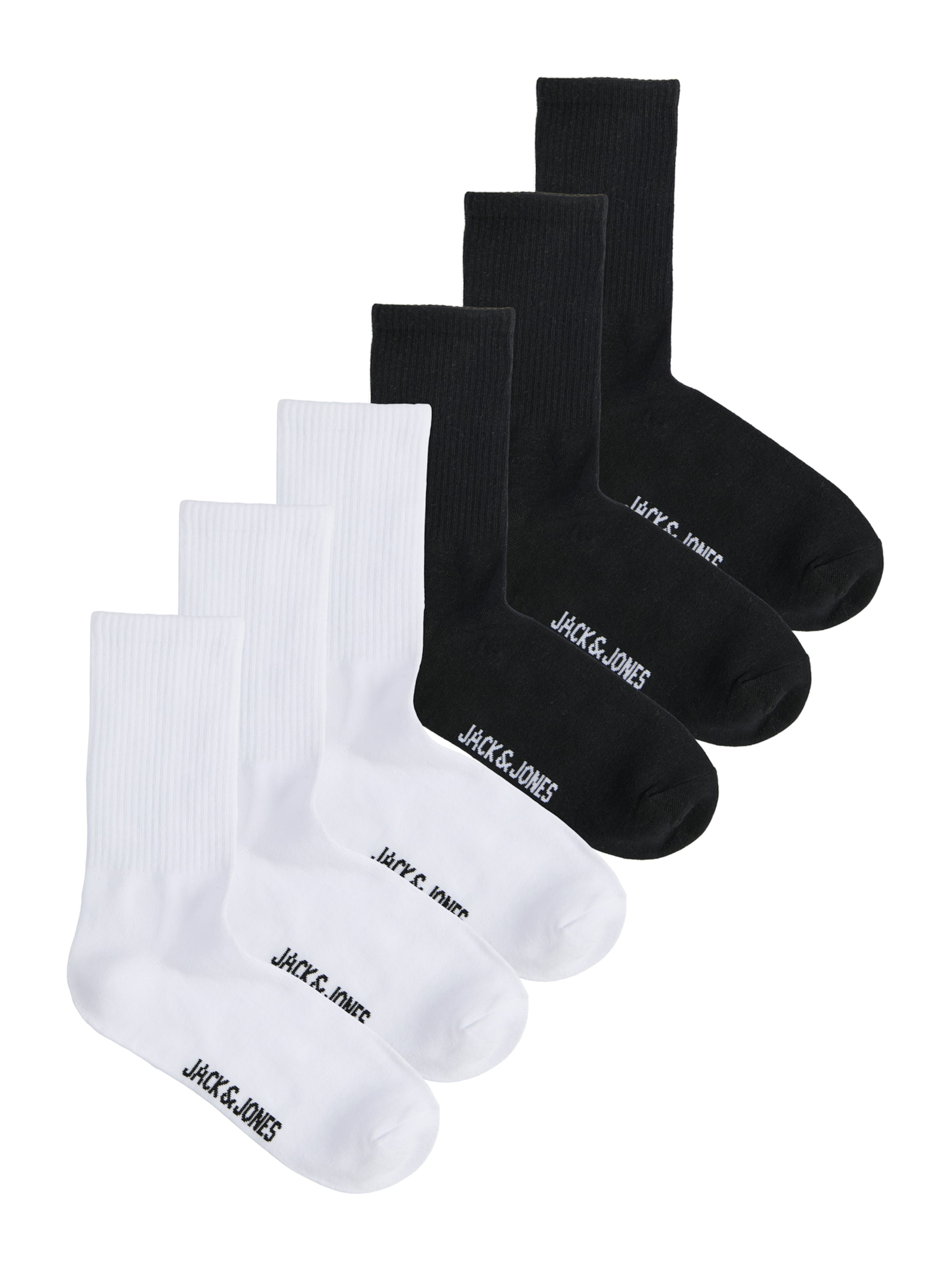 JACK & JONES Sokker 'JACNOLAN' i sort: forside