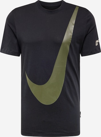 melns Nike Sportswear T-Krekls: no priekšpuses