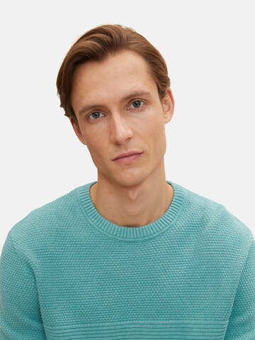 TOM TAILOR Sweater in Green