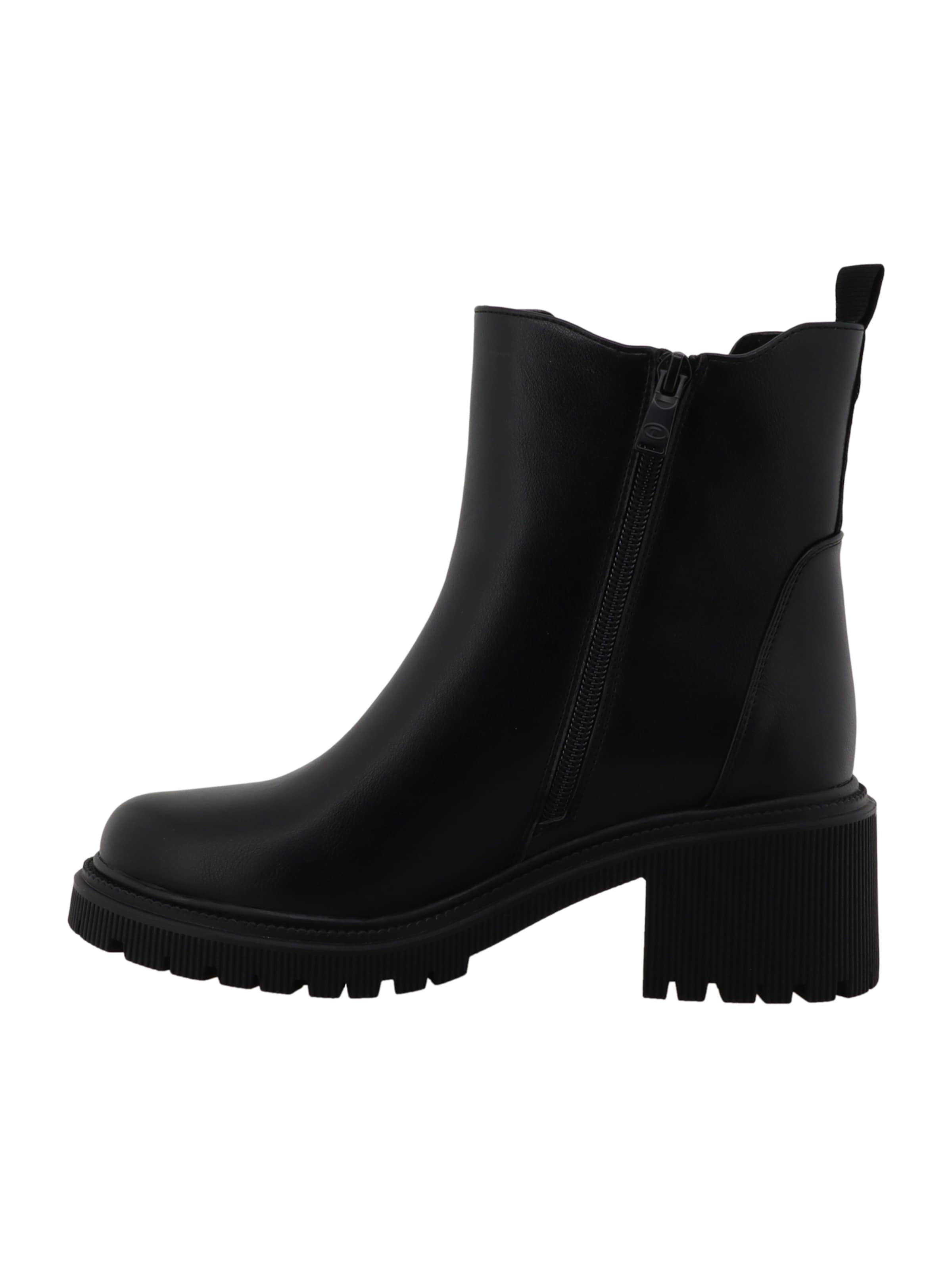 Bottines TOM TAILOR en noir : devant